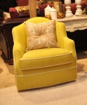 Кресло желтое «Флорис», фабрика Roy Bosh